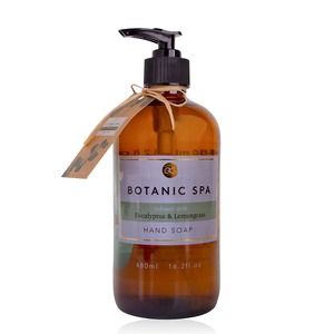 BOTANIC SPA Handseife im Glas-Pumpspender - Mit Eukalyptus�l, 480 ml, nat�rlich & pflegend