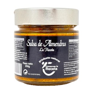 Conservas La Receta Salsa de Almendras: Spanische Mandelsauce fr Gourmet-Genuss, 275g