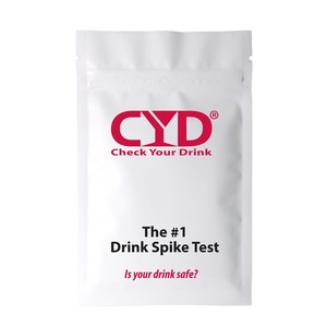 CYD® Check Your Drink 10 Teststreifen zum Nachweis von Ketamin und GHB (K.O. Tropfen) in Getränken