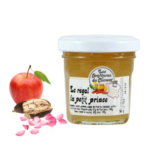 Les Confitures du Climont Le rgal du Petit Prince Fruchtaufstrich mit Apfel und Rose 50g aus dem Elsass