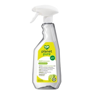 PLANET PURE Bad-Reiniger Limettenfrische Spray fr ein hygienisch sauberes Bad