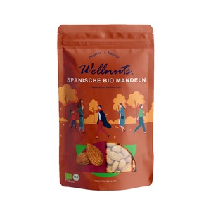 Premium Bio-Mandeln aus Spanien - Wellnuts: Gesunder Genuss