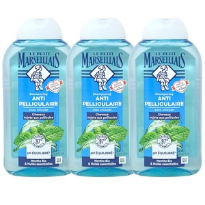Le Petit Marseillais Anti-Schuppen-Shampoo mit Pflanzen�len 3 x 250 ml - Sanfte Reinigung