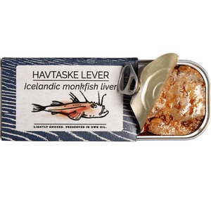 FANGST Havtaske Lever - Ger�ucherte Seeteufelleber aus Island in eigenem �l