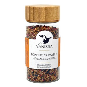 Vanissa Gomasio Topping - Japanisches Erbe, 50g im Glas mit Holzdeckel