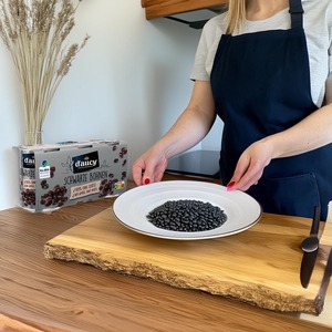 daucy Schwarze Bohnen - ohne Salz & Zuckerzusatz, ohne Konservierungsstoffe 3 x 110 Gr.