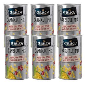 daucy Barbecue Mix - -- 100% ohne Salz und Zuckerzusatz,    6x285g Dose