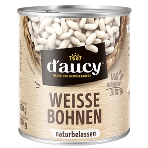 daucy Wei�e Bohnen (400g) - Cremig-mild & ideal f�r Suppen, Salate & Eint�pfe