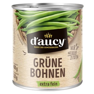 daucy Gr�ne Bohnen extra fein (400g) - Knackig & zart f�r Salat & K�che
