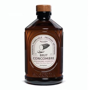 Bacanha Sirop Brut de Concombre Bio 400 ml - Bio Gurken Sirup mit Bio Rohrzucker