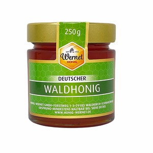 Honig Wernet Deutscher Waldhonig - Traditioneller Imkerhonig aus dem Schwarzwald 250g