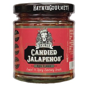 Haynes Gourmet Candied Jalapenos Red Rings - S��-w�rzige Genuss-Kandierte Jalape�os