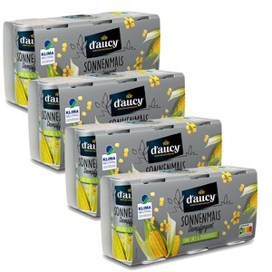 daucy Sonnenmais - 100% ohne Salz und Zuckerzusatz,    12 x 110 Gr. Dose