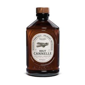 Bacanha Sirop Brut de Cannelle Bio 400 ml - Bio Zimt Sirup mit Bio Rohrzucker