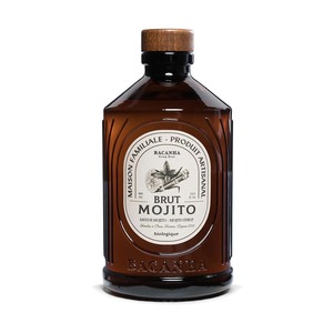 Bacanha Sirop Brut de Mojito Bio 400 ml - Bio Mojito Sirup mit Bio Rohrzucker