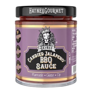 Haynes Gourmet Candied Jalapeno BBQ Sauce - Sehr scharf, mit kandierten Jalape�os