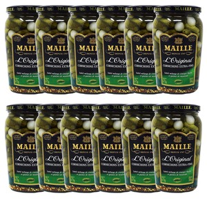 Maille Mini Gurken Cornichons Extra fein LOriginal Cornichons Extra-Fins 12x675g