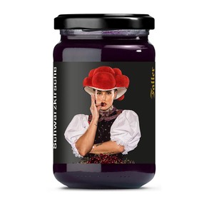 Motiv Konfit�re Badische Schwarzkirsche: Hausgemachter Genuss, 60% Frucht, 330g