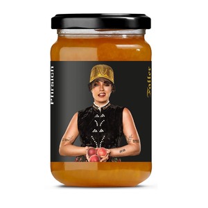 Schwarzwald-Tracht: Faller Weinbergpfirsich Konfit�re extra, 60% Frucht, 330g