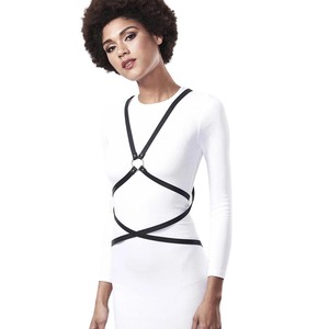 Bijoux Indiscrets Multi-Way Body Harness Black Multi Harness schwarz vegan