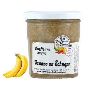 Les Confitures du Climont Bananen & Schnaps Konfit�re extra 350g - Handwerkliche Qualit�t