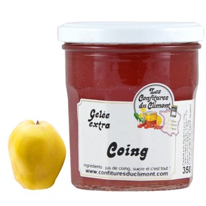 Les Confitures du Climont Quitten Gelee Extra 350g - Perfekt zu Roquefort, handgemacht