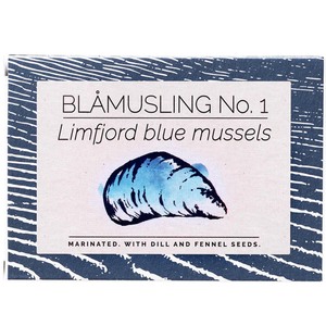 FANGST BL�MUSLING No. 1: Limfjord-Miesmuscheln mit Dill & Fenchel in �l