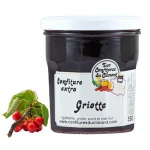 Les Confitures du Climont Sauerkirsche Konfit�re extra 350g handwerklich