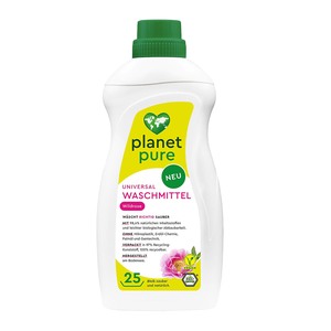 PLANET PURE Universal Waschmittel Wildrosen: Nat�rlich, Effektiv, 25WL