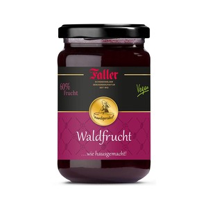 Faller Waldfrucht-Konfit�re: Schwarzw�lder Genuss, 60% Frucht, 330g Handwerkskunst