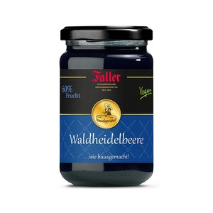 Genie�en Sie den Schwarzwald: Faller Waldheidelbeere-Konfit�re extra, 330g