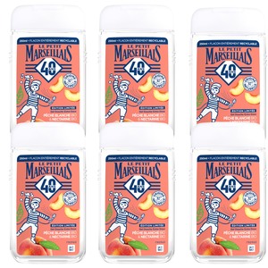 Le Petit Marseillais Duschgel Pfirsich & Nektarine 6x250ml - Frischer Duft