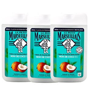 Le Petit Marseillais Feuchtigkeitsspendende Duschcreme  mit Kokosbutter 3x250ml