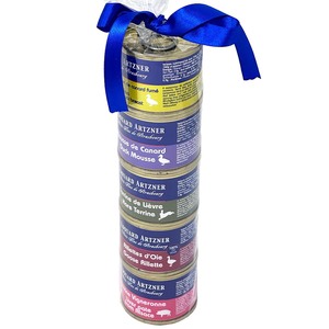 Edouard Artzner 5er Terrinen & Rillettes Set: Feine Auswahl franz. Delikatessen