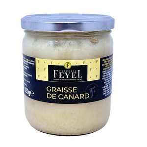 FEYEL Graisse de Canard  franz. Delikatess Enten Schmalz Fett, ungesalzen 320g Glas