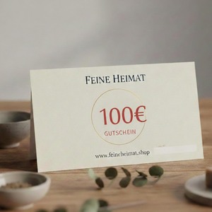 FeineHeimat Geschenkgutschein 100EUR - Freude schenken!