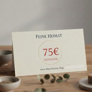FeineHeimat Geschenkgutschein 75EUR - Freude schenken!
