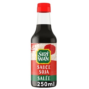 Suzi Wan Nat�rliche Sojasauce 250 ml - Klassisches Aroma f�r Asiatische K�che