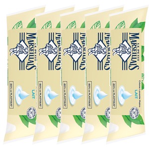 Le Petit Marseillais Fl�ssigseife mit Milch 5x250ml Nachf�llpack - Sanfte Pflege aus Frankreich