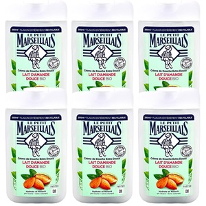 Le Petit Marseillais Duschgel Mandelmilch 6x250ml - Sanfte Pflege mit nat�rlicher Frische