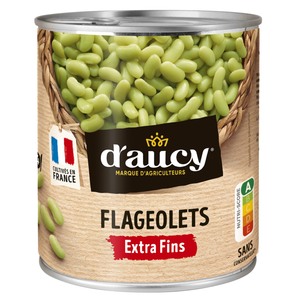 daucy Flageolets Gr�ne Bohnenkerne Extra Fein - 400g Dose, zart und vielseitig