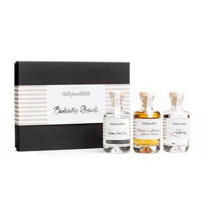 Faude Feine Br�nde Geschenkbox Badisches Dreierlei (Williams-Christ-Birne, Weintrester Sp�tburgunder, Zib�rtle) 3 x 100ml 40%
