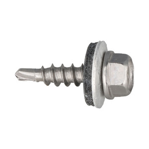 Trapezblechschrauben Edelstahl mit Bimetall-Bohrspitze, selbstbohrende Fassadenbauschraube mit ETA