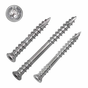 Terrassenschraube Edelstahl A2 mit Unterkopfgewinde