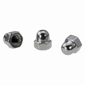 DIN 1587 - Sechskant-Hutmutter hohe Form - Edelstahl A2 - rostfrei - metrisches Gewinde