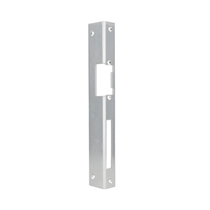 Winkel-Schlie�blech f�r E-�ffner - Stahl verzinkt - 250 mm - Lochabstand 52 mm - DIN links / DIN rechts