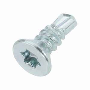 Bohrschraube DIN 7504 N - Senkkopf - verzinkt - TX-Antrieb - selbstbohrend f�r Stahl & Aluminium