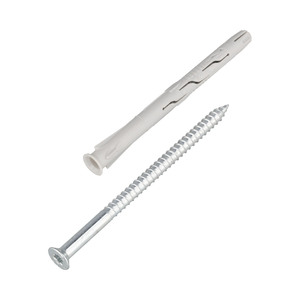 Langschaftd�bel mit Senkkopfschraube - Fassadend�bel verzinkt - ETA-zertifiziert - f�r Beton, Ziegel & Fassadenbau - verschiedene L�ngen & Durchmesser