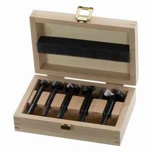 FAMAG Forstnerbohrer 5-teiliger Satz im Holzkasten  15, 20, 25, 30, 35 mm