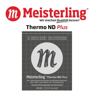 Zuschnitt Unterdeckbahn Meisterling� Thermo ND PLUS - perforationssicher - abdichtend - 1,5 m Breite - ETA-20/0366